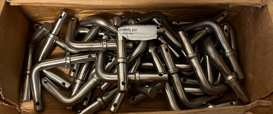 Linatech Safety Pins PN D1115162 Lot of +25 Stainless Steel 10.5x7x1 cm New