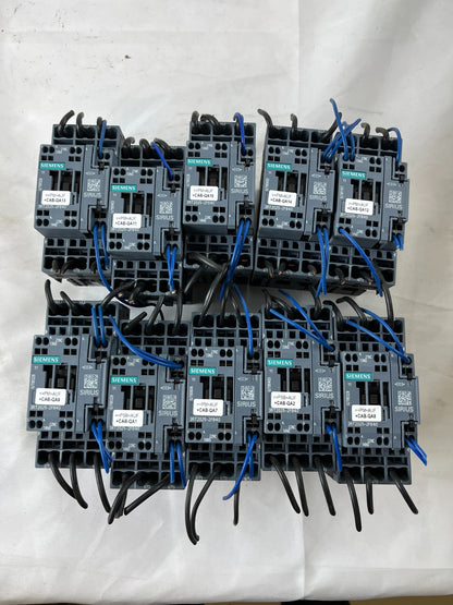 Lot of 10x Siemens Sirius 3RT2025-2FB40 Contactor 24V DC Motor Contactors Used