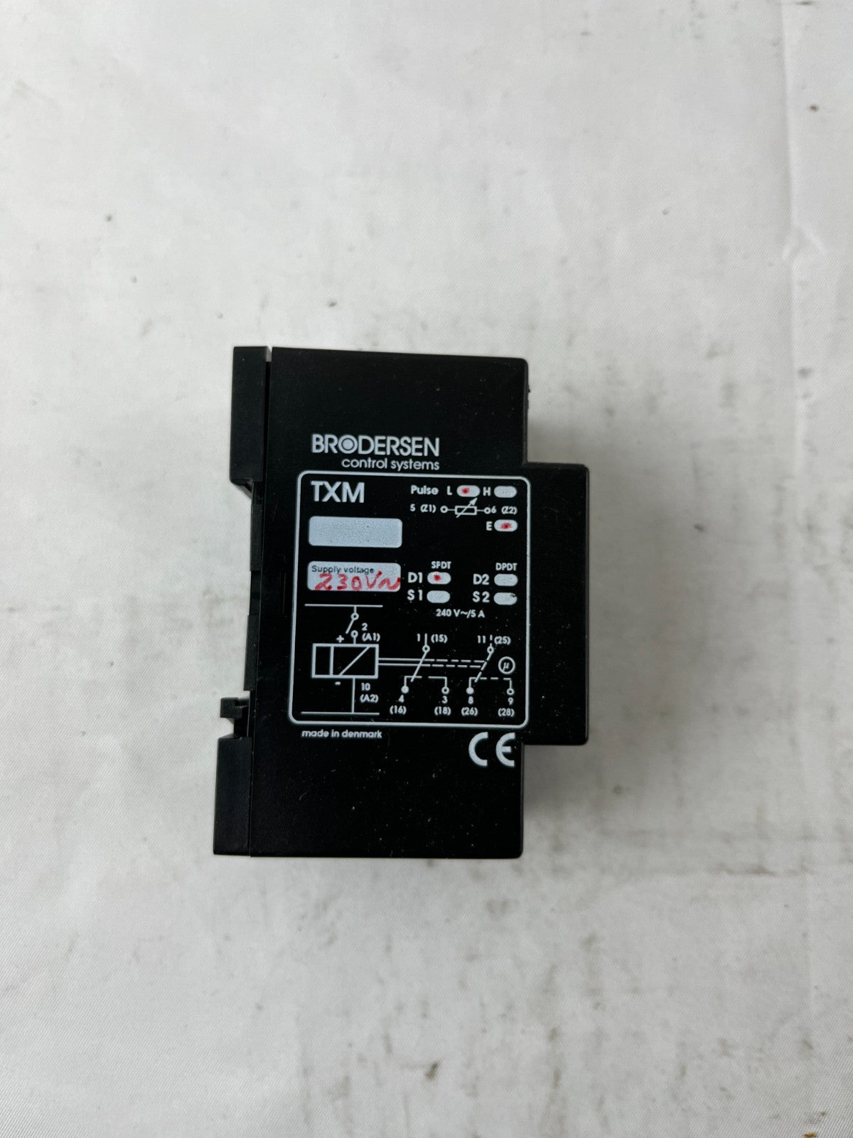 Brodersen UNIC TXM Timer Relay 230V AC Multifunction DIN Used Spare Unit