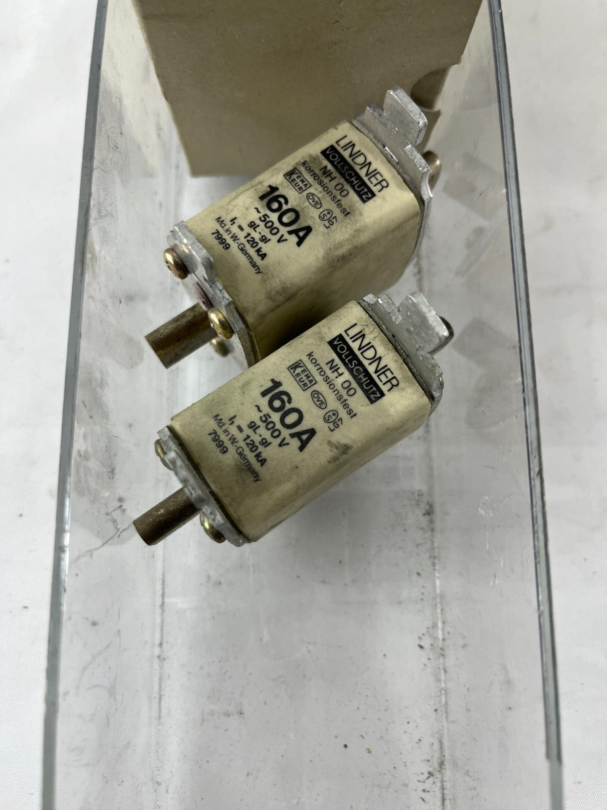 Lindner Vollschutz NH00 Fuse 160A 500V 7999.1607 Corrosion Resistant Lot of 5x