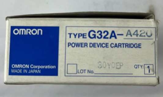 Omron G32A-A420 Power Device Cartridge SSR G3PA-420B 200-480VAC 20A Japan NEW