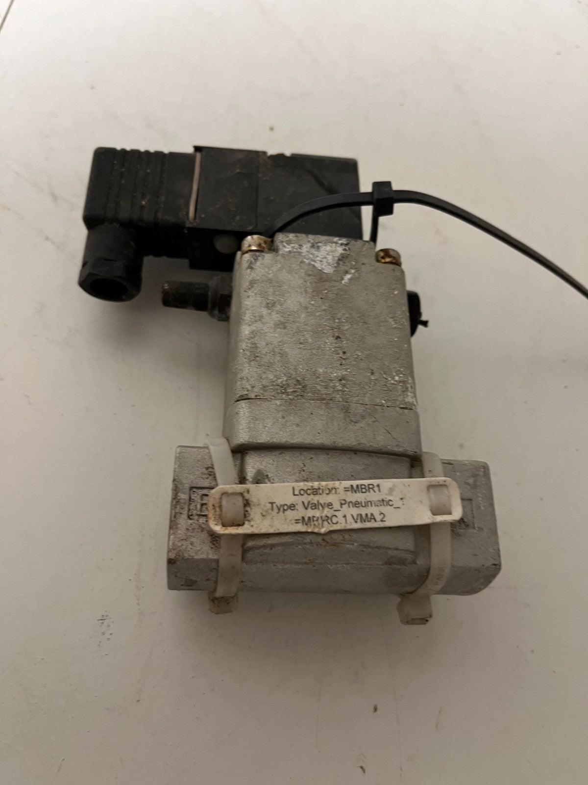 SMC VN8311AS-20A-5DZ-B-Q Pneumatic Process Valve 3/4" 20mm Solenoid, Used, Japan