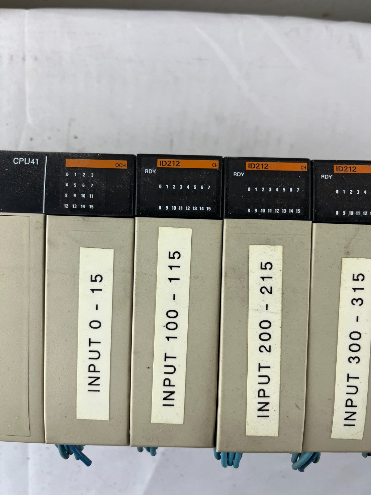 Omron CQM1 CPU41 PLC System PA203 ID212 OD212 Rack “PLC 2” Good Used