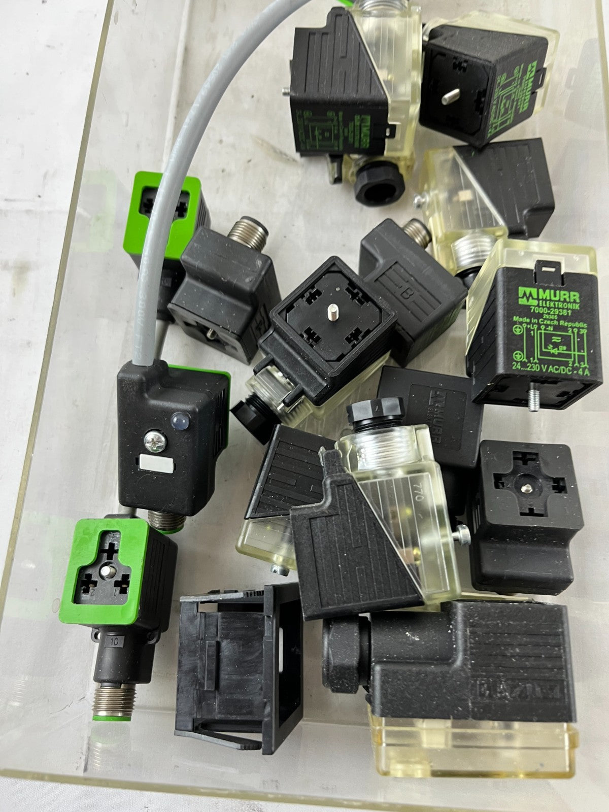Murr Elektronik Valve Connector Plug DIN 43650 Solenoid Mixed Lot Spare Units