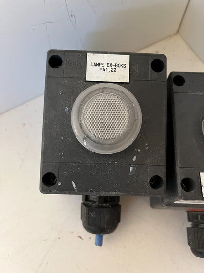 R. STAHL Explosion-Proof Signal Boxes PTB 01 ATEX 1105 (Set of 2) – Used Working