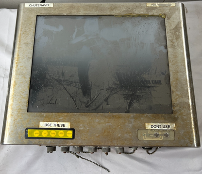 Marine HMI Touchscreen Display Panel Stainless Steel Outdoor Enclosure Used Unit