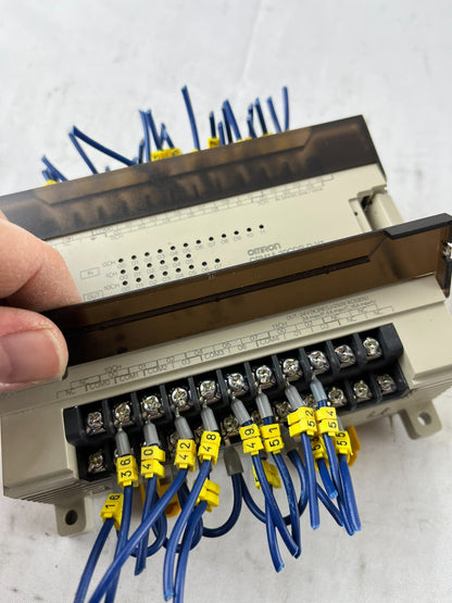 Omron CPM1A-30CDR-D-V1 PLC Controller 24VDC 30 I/O Relay Output Used Spare Unit