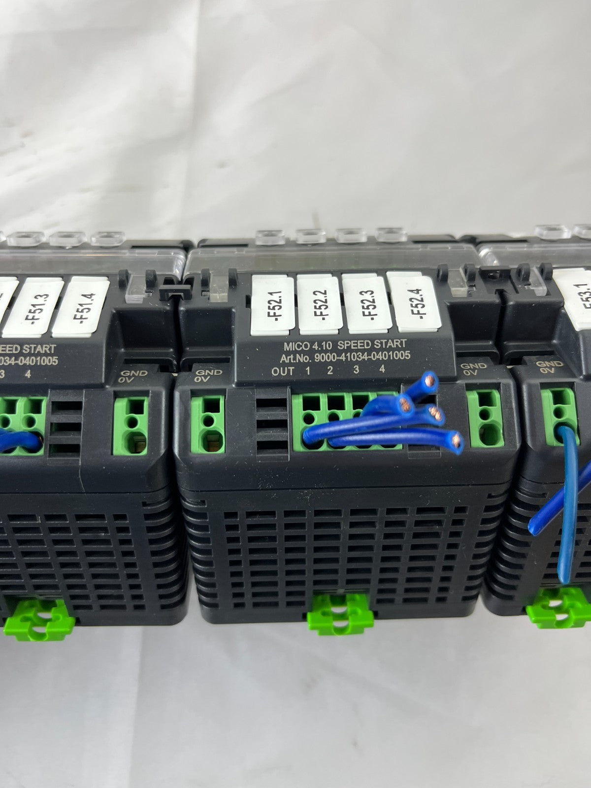 Lot of 4x Murr Elektronik D-71570 Relay Interface Modules 24VDC DIN Rail Used