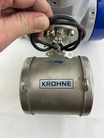 Krohne OPTIFLUX 5300 DN50 Electromagnetic Flowmeter CER Pt IP66 Hardly Used 2018