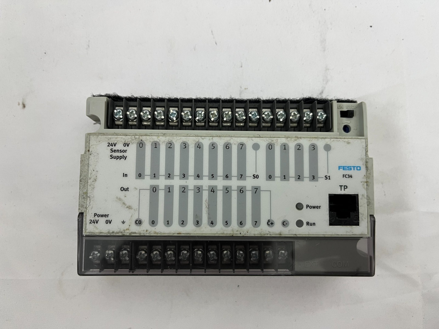 Festo FEC-F34-FST PLC Controller 24V DC | 12DI/8DO | Ethernet | Industrial Used