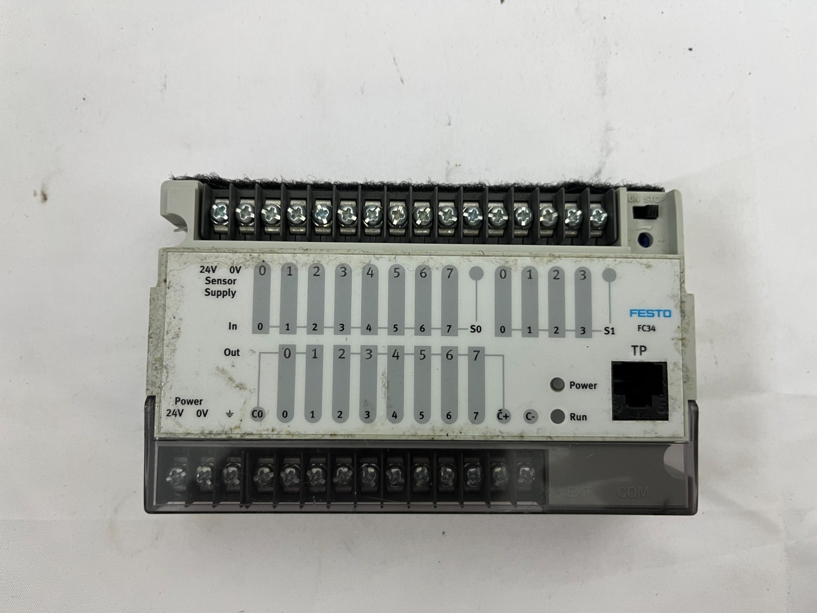 Festo FEC-F34-FST PLC Controller 24V DC | 12DI/8DO | Ethernet | Industrial Used