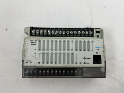 Festo FEC-F34-FST PLC Controller 24V DC | 12DI/8DO | Ethernet | Industrial Used