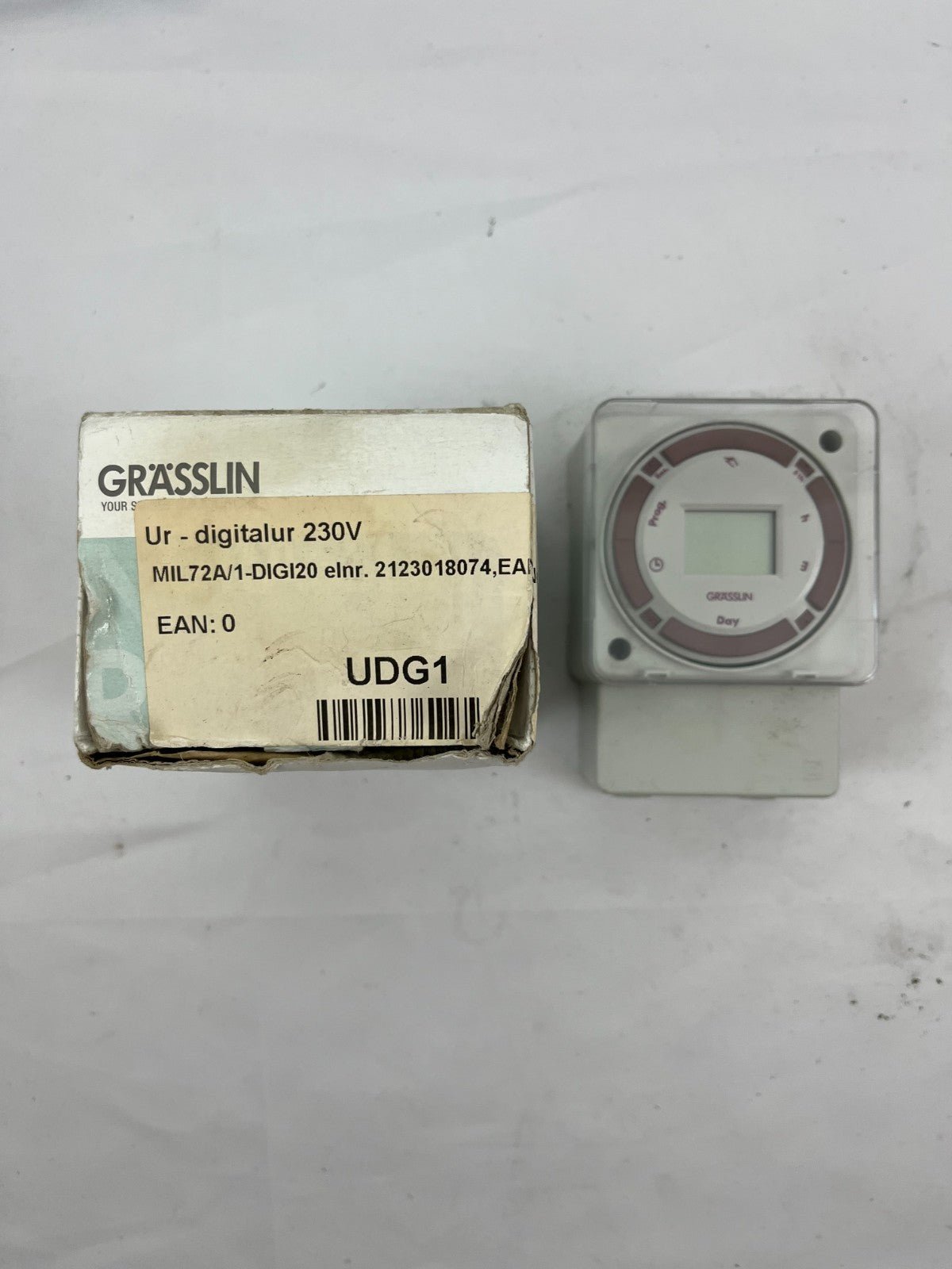 Grässlin MIL72A/1-DIGI20 Digital Timer 230V 20 Memory 220-240V DIN Rail New