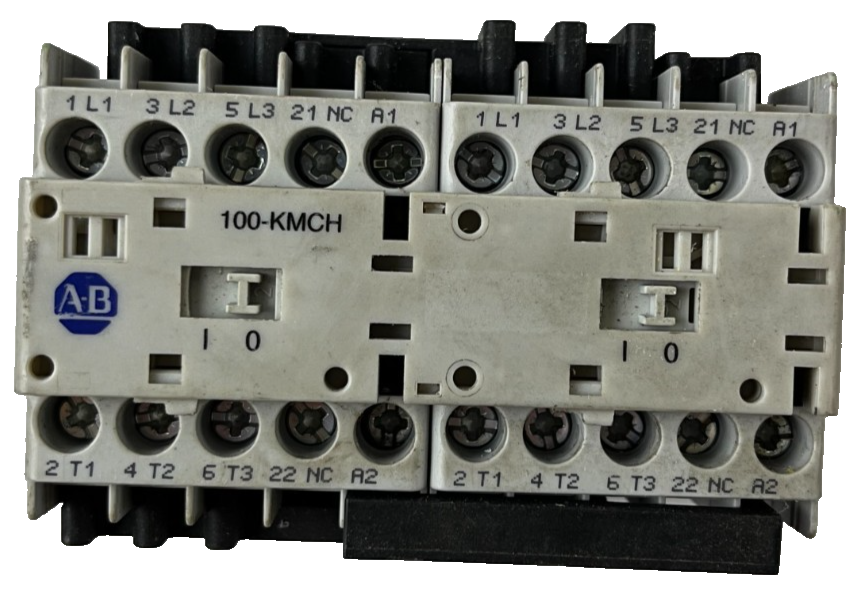 Allen-Bradley 100-KMCH Reversing Contactor Assembly 104-K09KJ02 Used Spare Unit