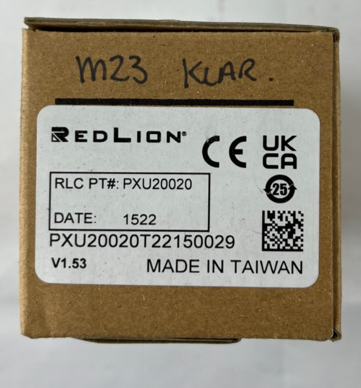 Red Lion PXU20020 Digital PID Temperature Controller 48x48mm 100-240VAC Logic
