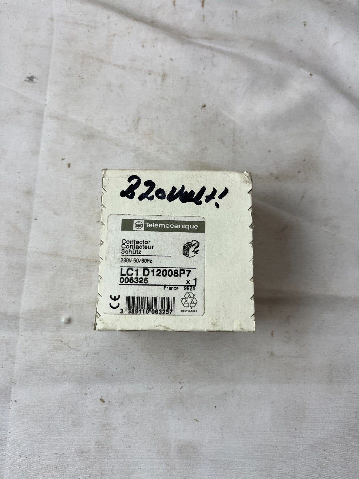 Telemecanique LC1D12008P7 Contactor 230V 50/60Hz New in Box Spare