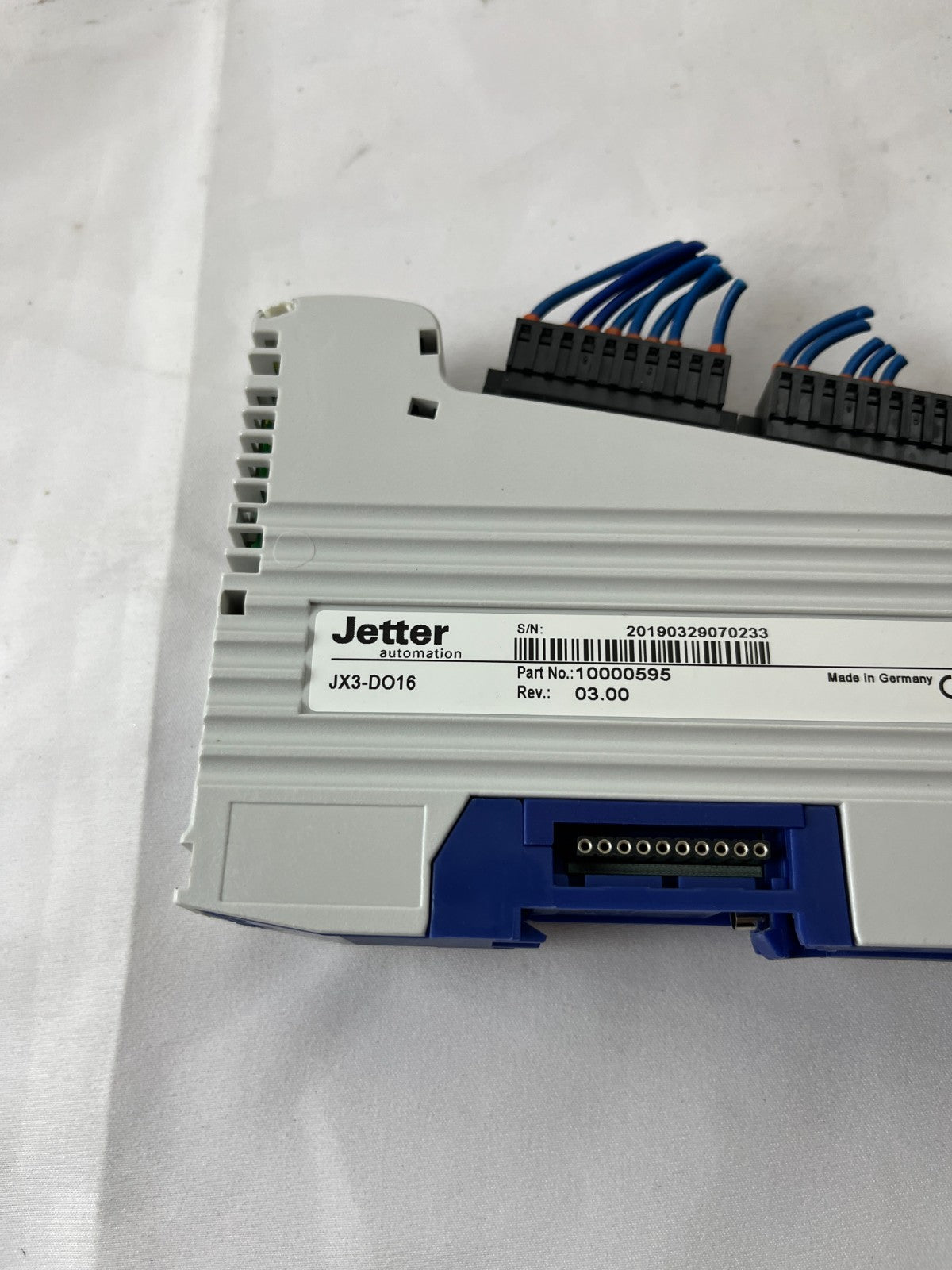 Jetter JX3-DO16 Digital Output Module 10000595 16 Channel 24VDC PLC Used Spare
