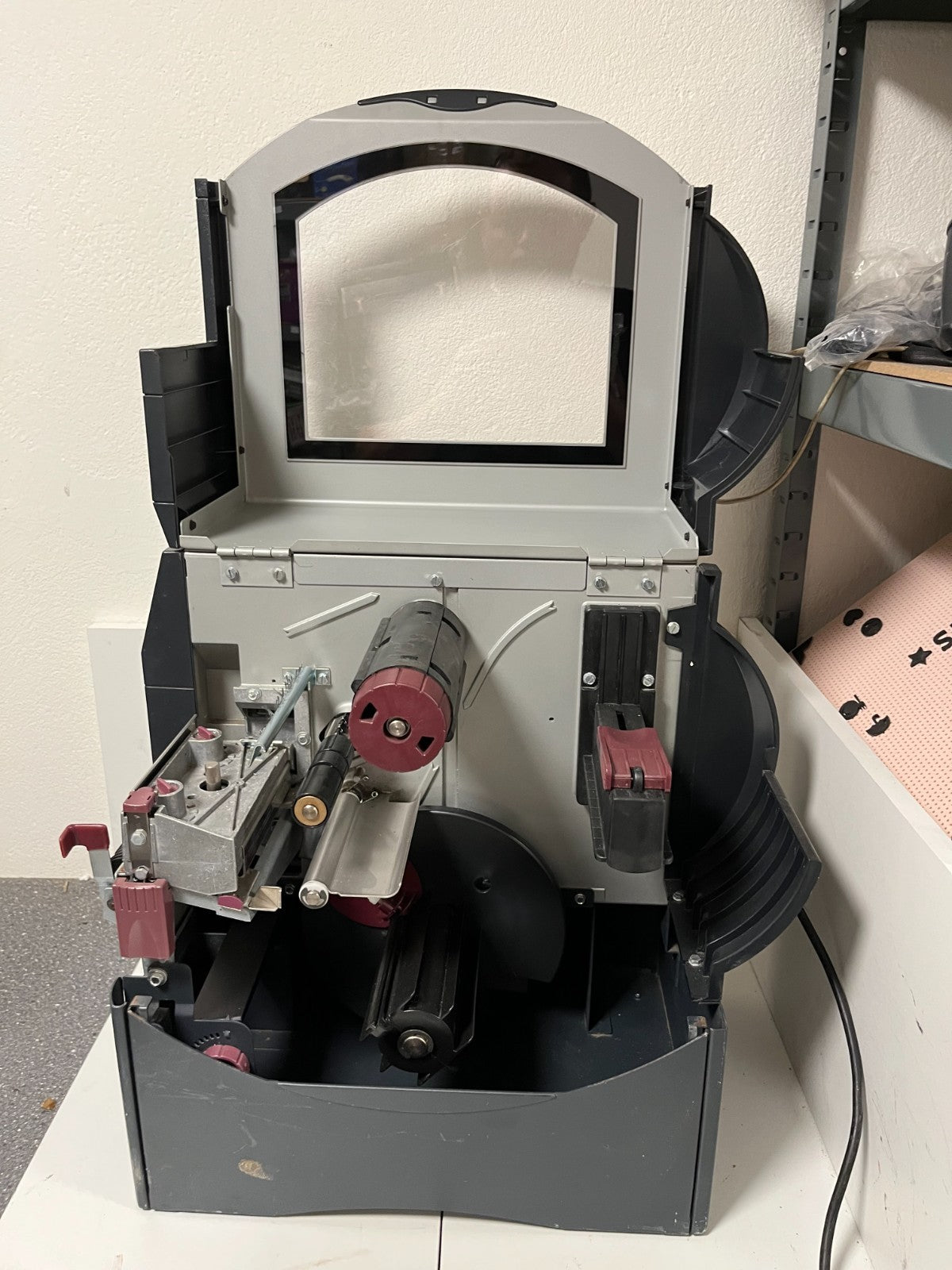 Zebra Z4Mplus Z4M00-200E-5030 Thermal Label Printer 203DPI Working Condition