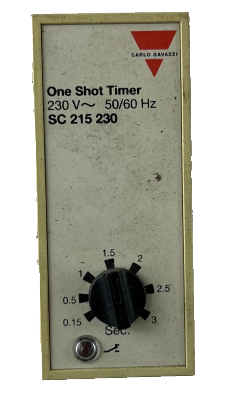 Carlo Gavazzi SC 215 230 One Shot Timer 230V 0.15–3s Used Denmark