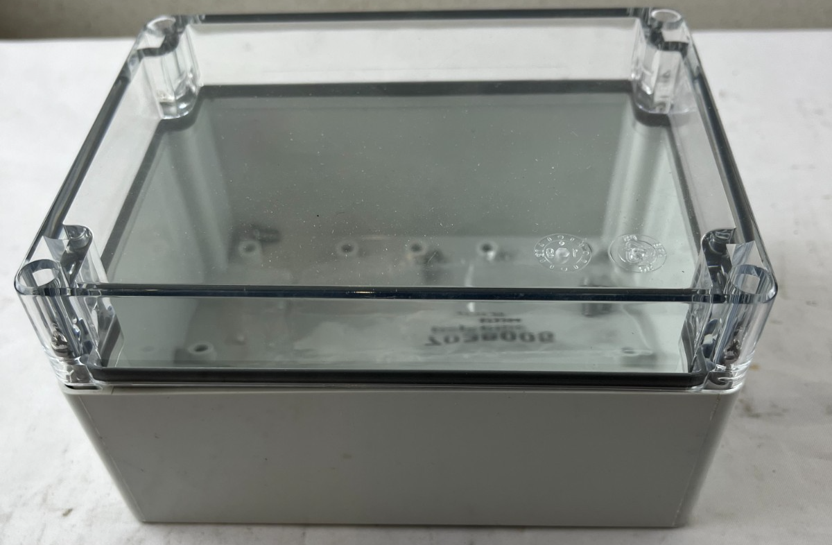 Fibox 703805 Enclosure Clear Lid 148x88mm Grey Base New Spare Unit