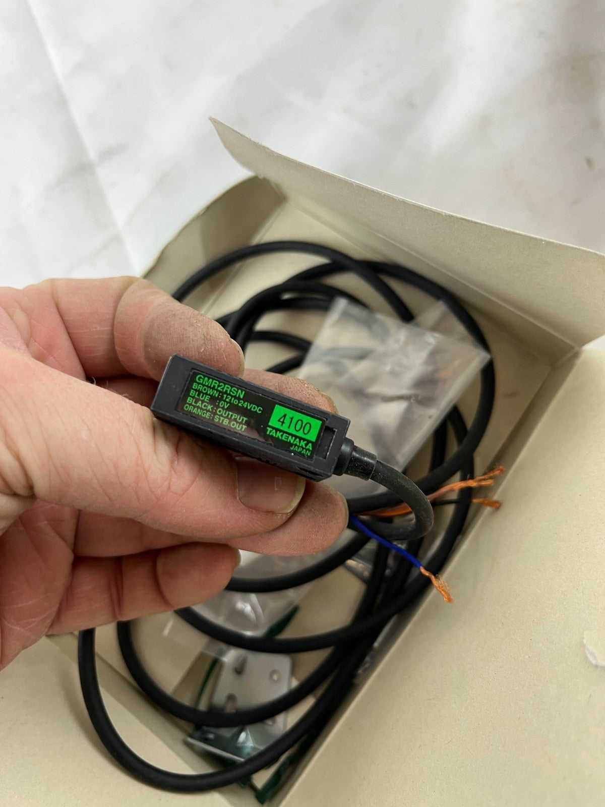 Takenaka GMR2RSN Photoelectric Sensor 12-24VDC Amplifier Unit New in Box