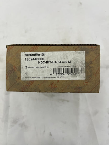 Weidmüller HDC KIT HA 04.400 M Heavy Duty Connector Set 4-Pole 16A 400V M20 New