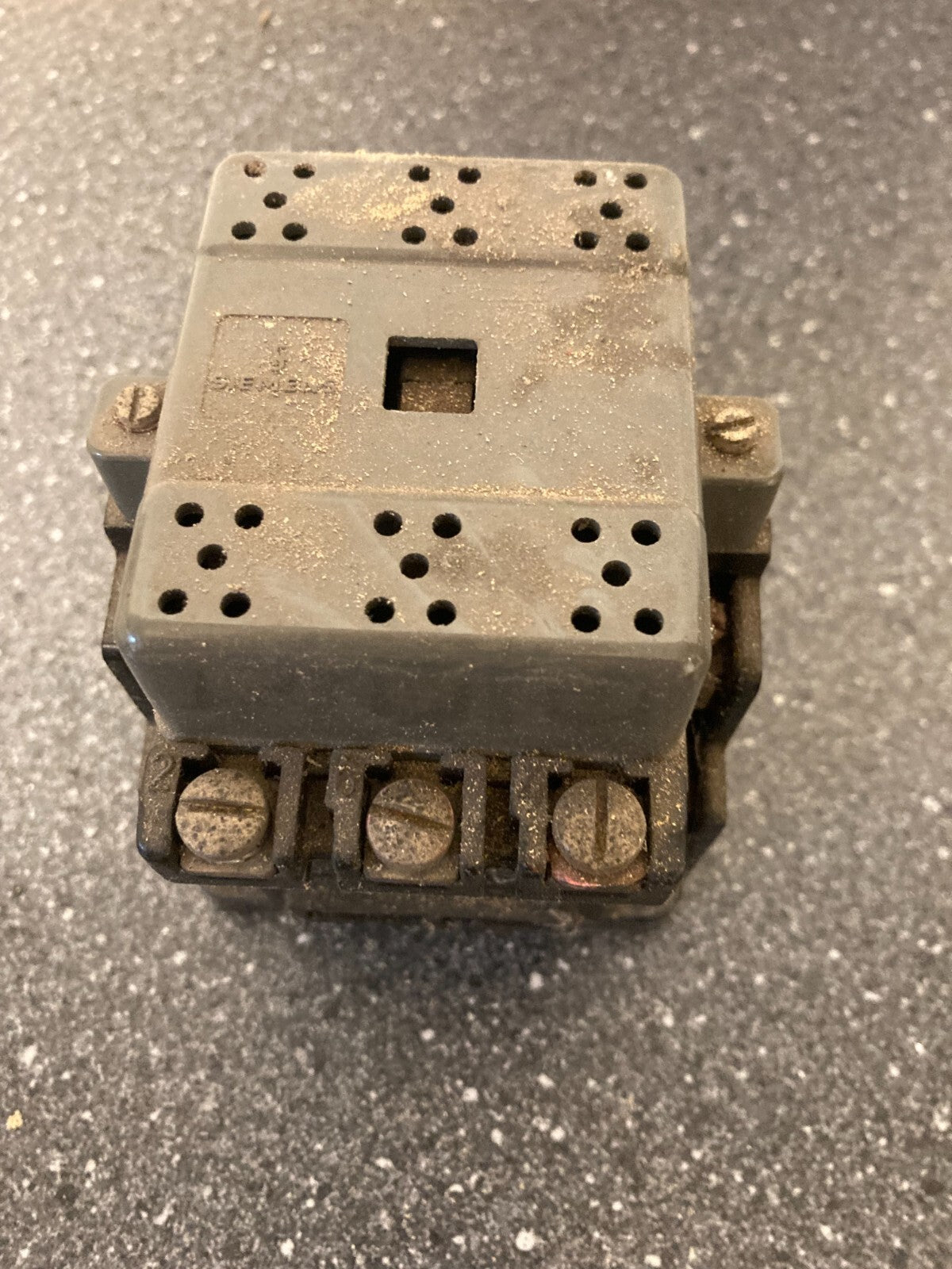 Vintage Siemens 3TA22 10-0A Contact Block Relay Switch, Made in Germany