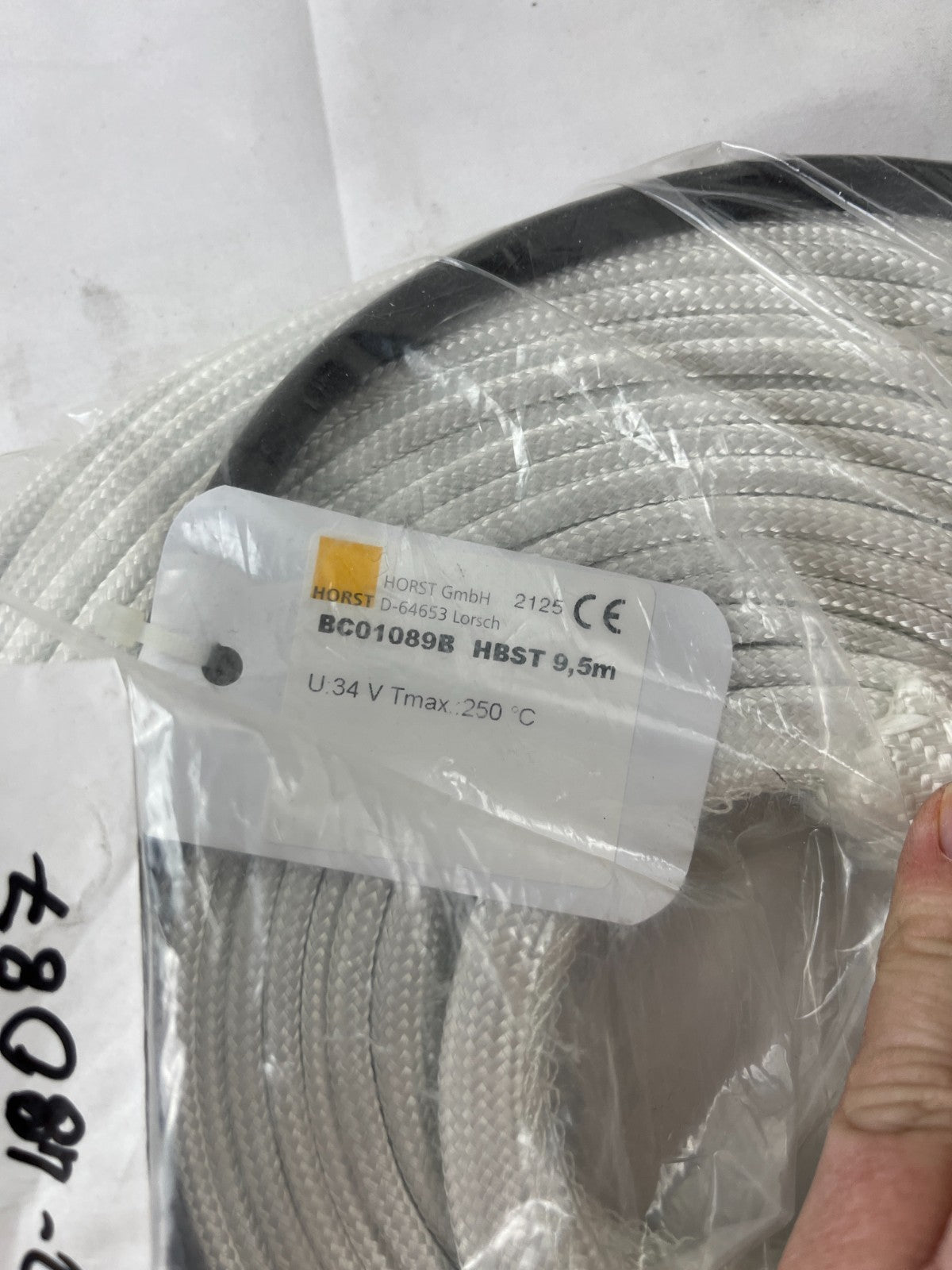 Horst BC01089B HBST 9.5m High Temperature Sensor Cable 34V 250°C New Original