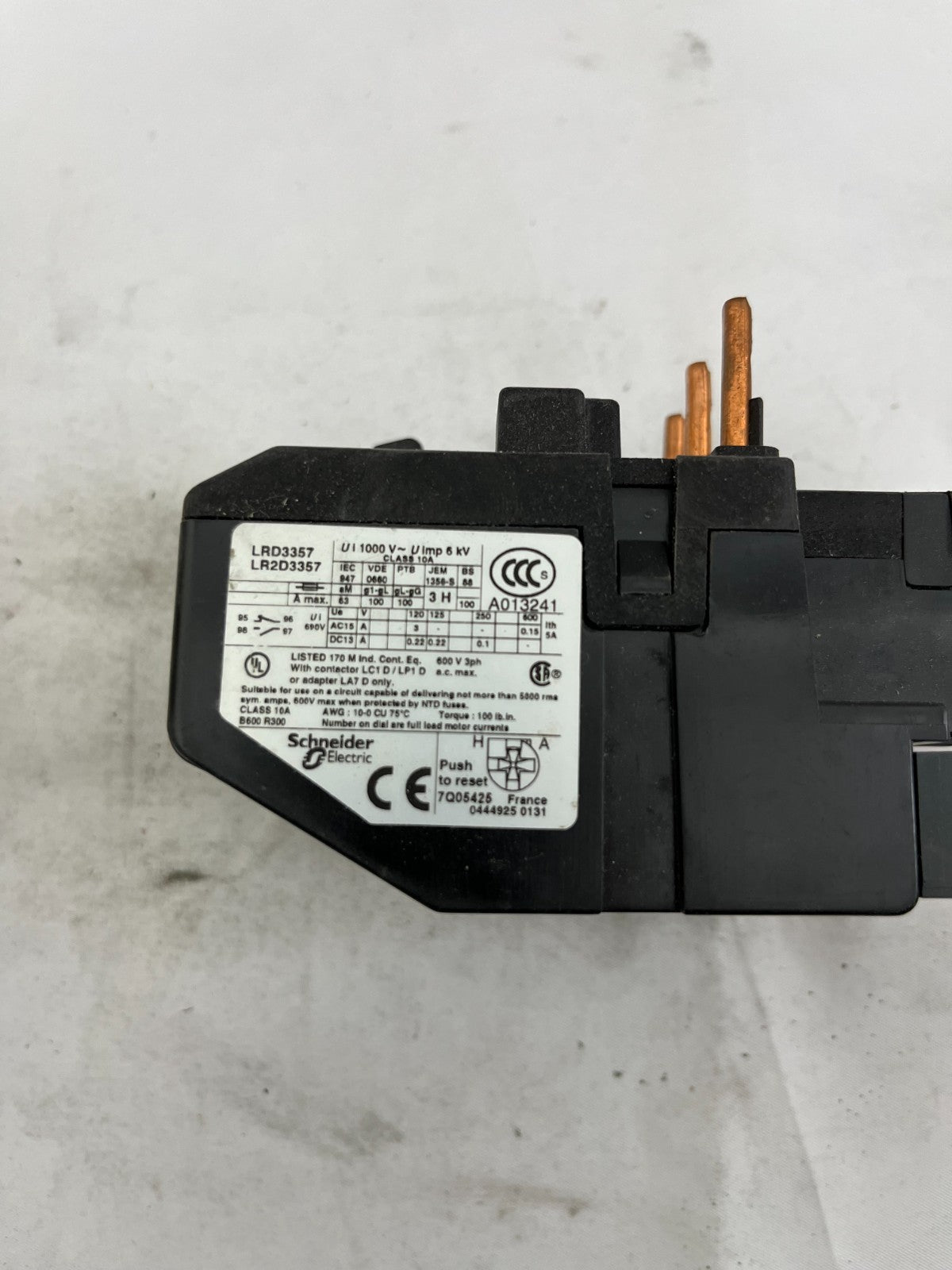 Telemecanique LRD3357 Thermal Overload Relay 37–50A 1000V TeSys Square D New