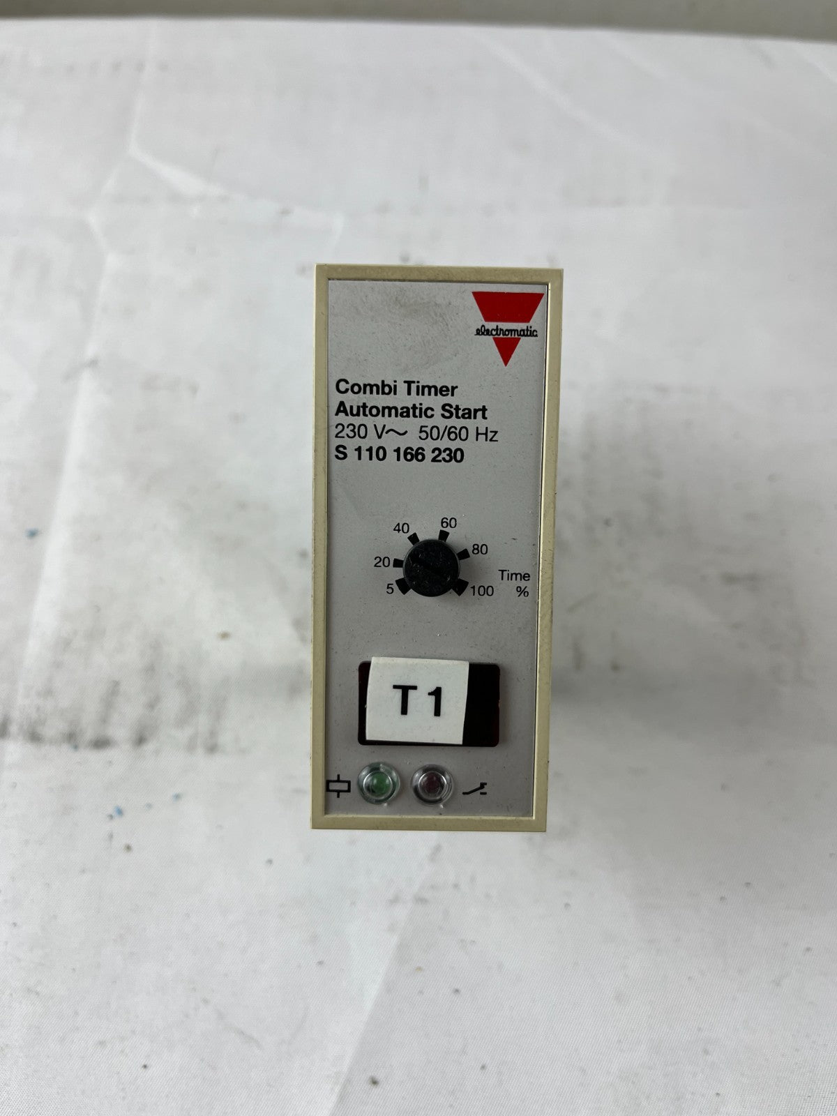 Electromatic S110 166 230 Combi Timer Automatic Start 230VAC 11‑Pin USED