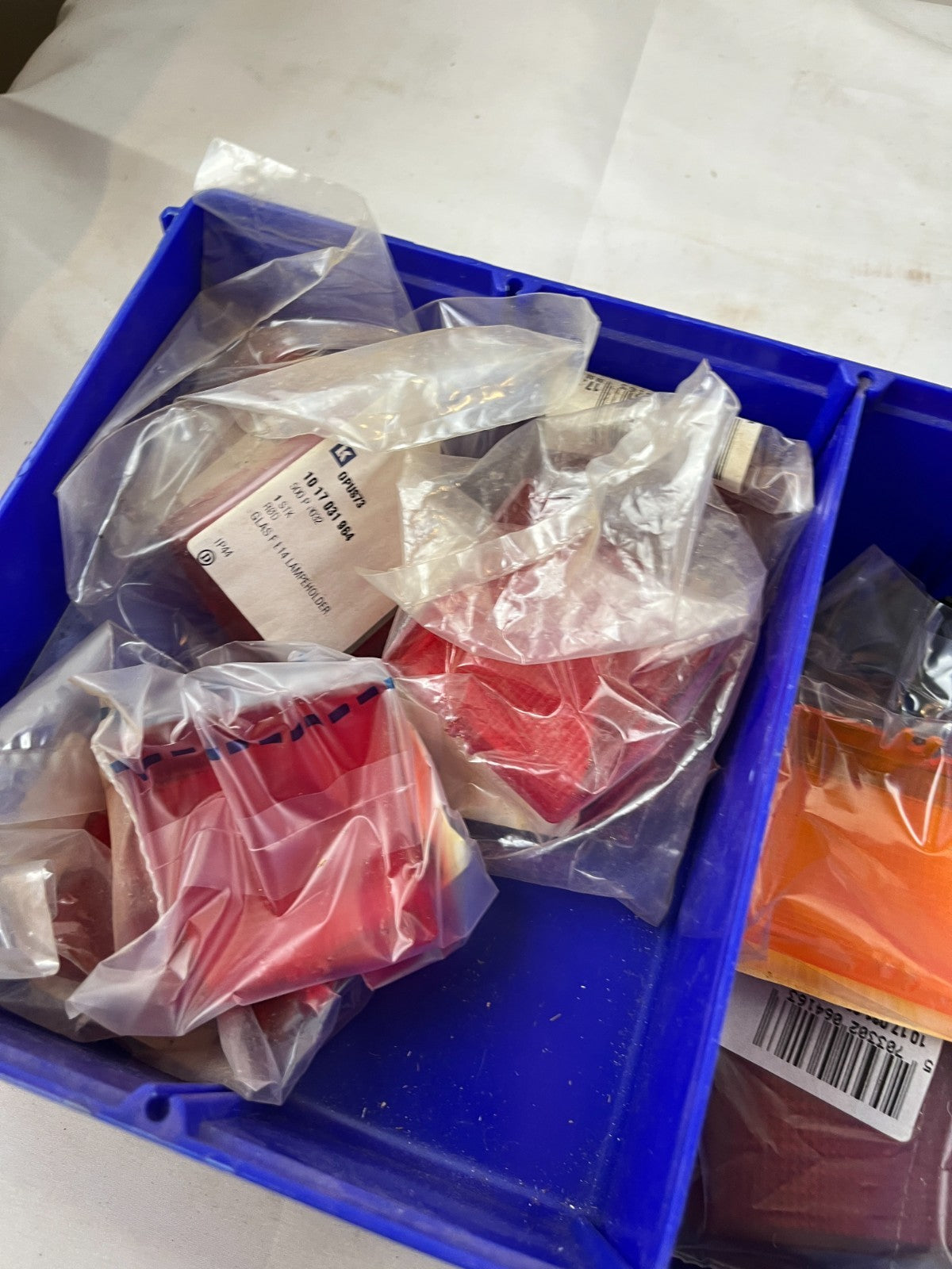LK OPUS 73 IP44 E14 Lamp Glass Covers Red Yellow New Mixed Lot Spare Units