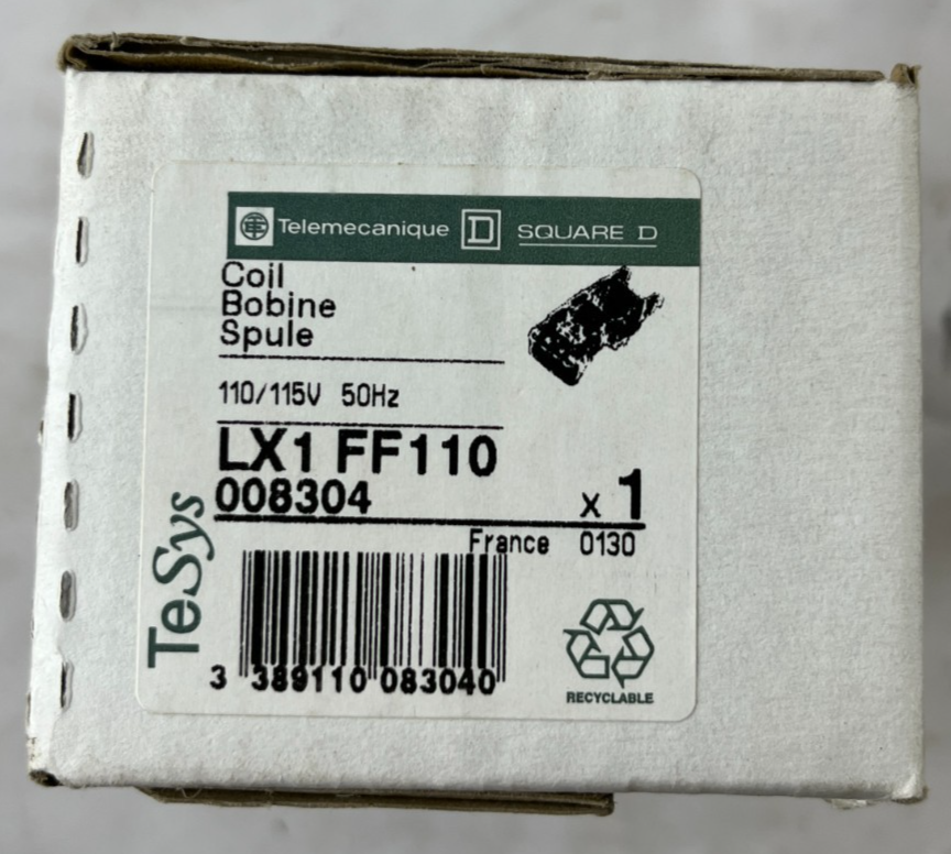 Telemecanique LX1FF110 TeSys Contactor Coil 110/115V 50Hz New NOS Spare Unit