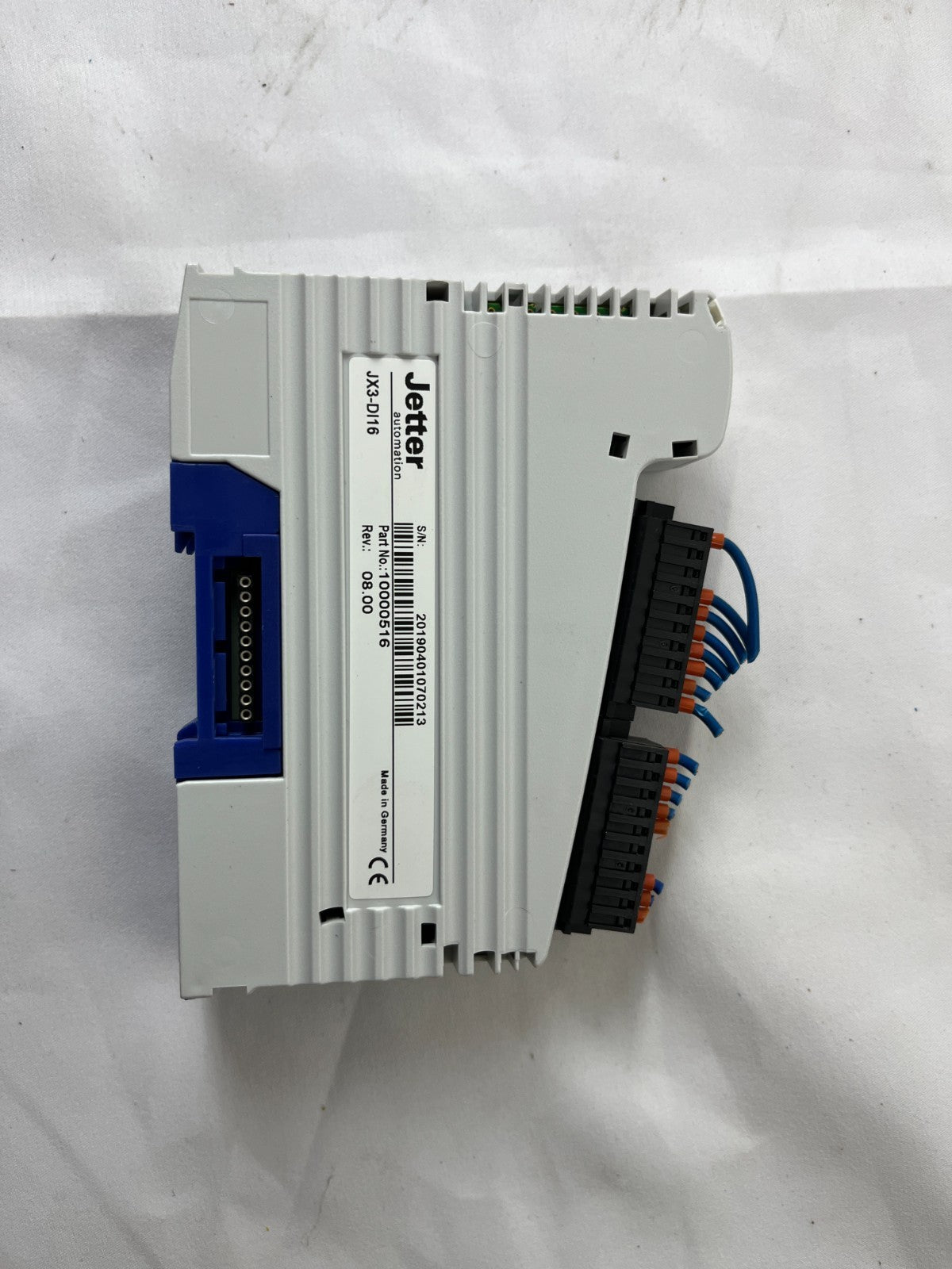 Jetter JX3-DI16 Digital Input Module 10000516 16 Channel 24VDC PLC Used Spare