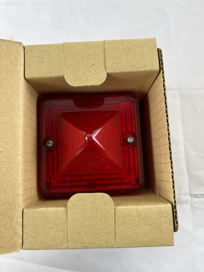E2S L101 AlertAlight 24VDC 300mA Red Flashing Beacon Xenon/LED IP56 New Boxed