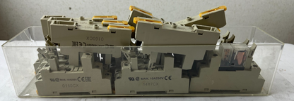 Omron P2RF-05-E Relay Socket Lot DIN Rail 5-Pin Base Industrial Used Spare Units