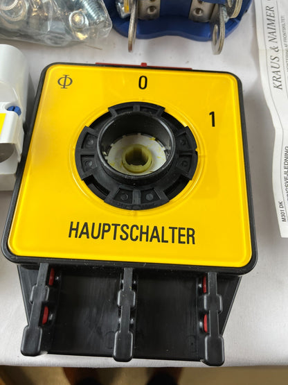 Kraus Naimer C315 Hauptschalter Main Switch NEW 240A 600V Complete Kit Austria