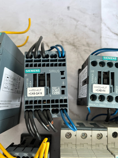 Siemens Sirius Contactors, Mcbs And Auxiliary Blocks Mixed Lot Used/New Spares