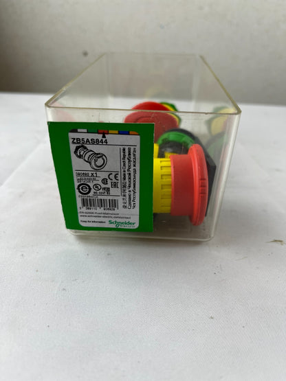 Schneider Electric ZB5AS844 Harmony XB5 Emergency Stop Head Lot New Used