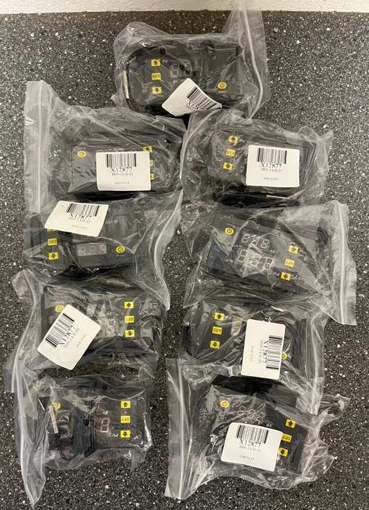 Lot of 8 Digital Temperature Controllers – X12877, New in Sealed Packaging