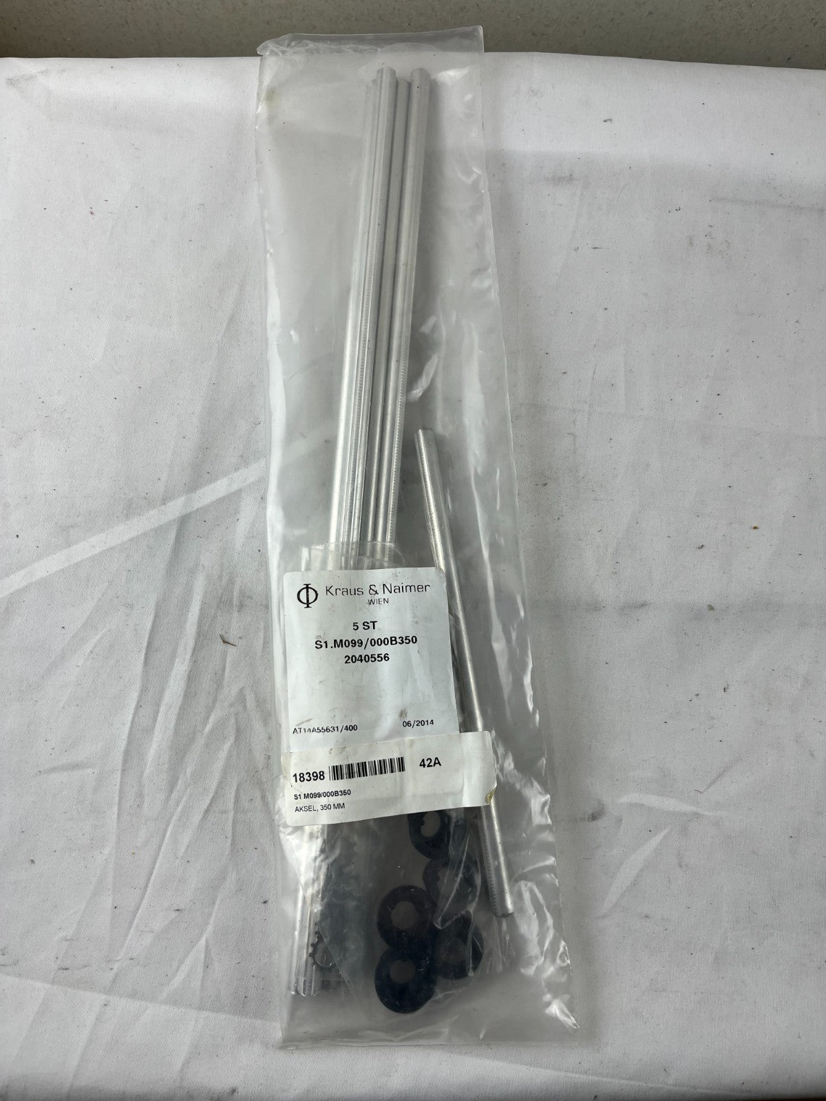 Kraus Naimer Shaft Extension Kit S1 M099/000B350 350mm 5pcs Austria New Sealed