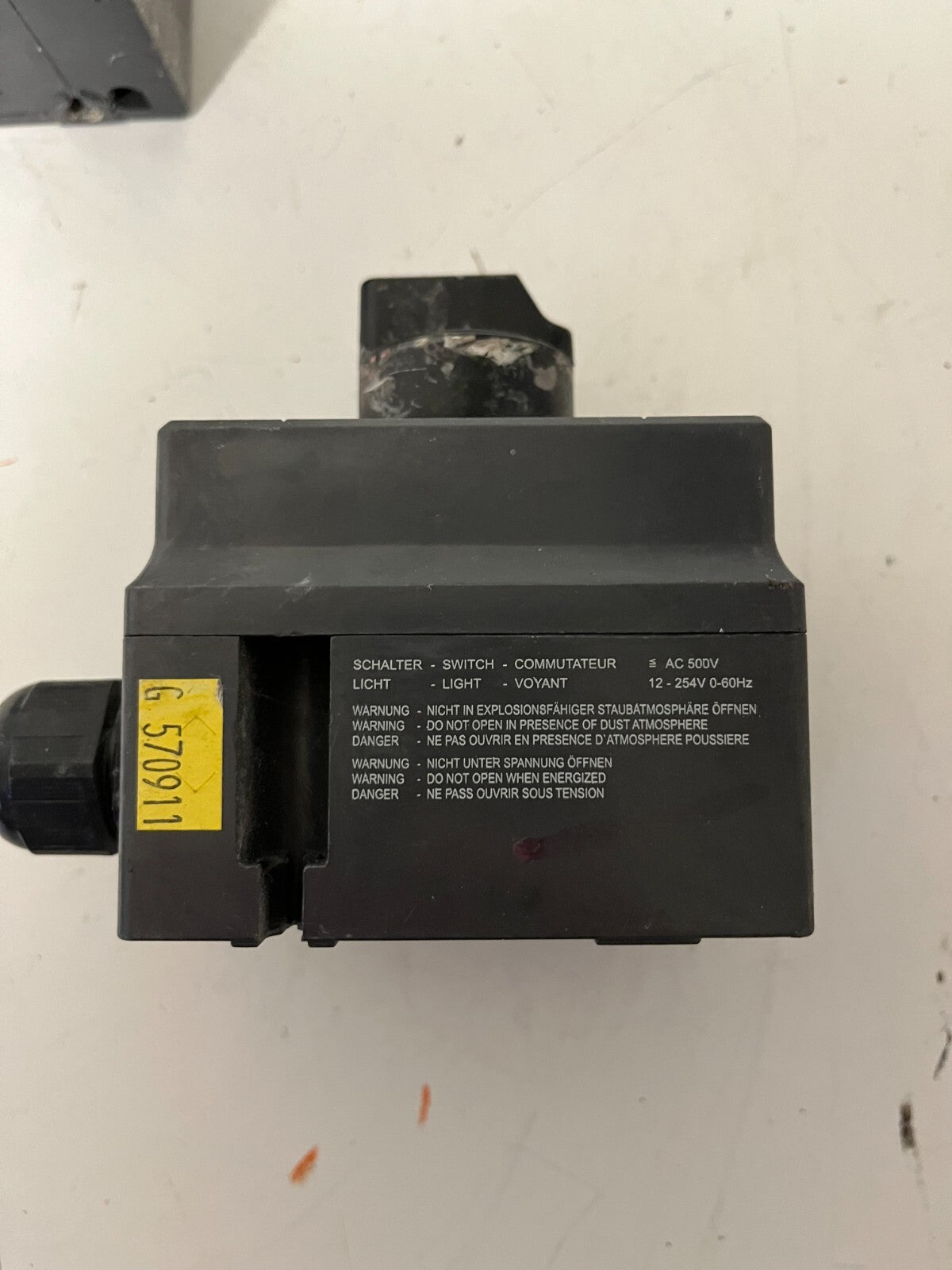 2x R. STAHL 8040/11 Explosion-Proof Rotary Switches - 500V AC - IP66 - Used