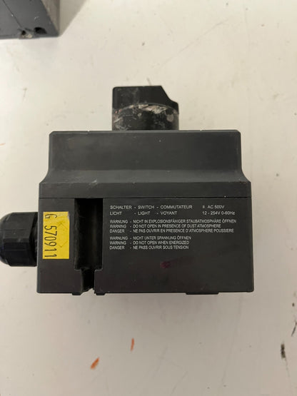 2x R. STAHL 8040/11 Explosion-Proof Rotary Switches - 500V AC - IP66 - Used