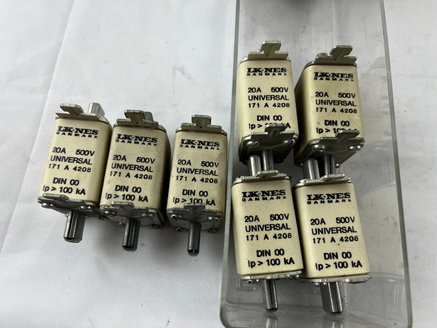 LK-NES 171 A 4208 Fuse 20A 500V Universal DIN 00 IP 100kA Lot of 7x New