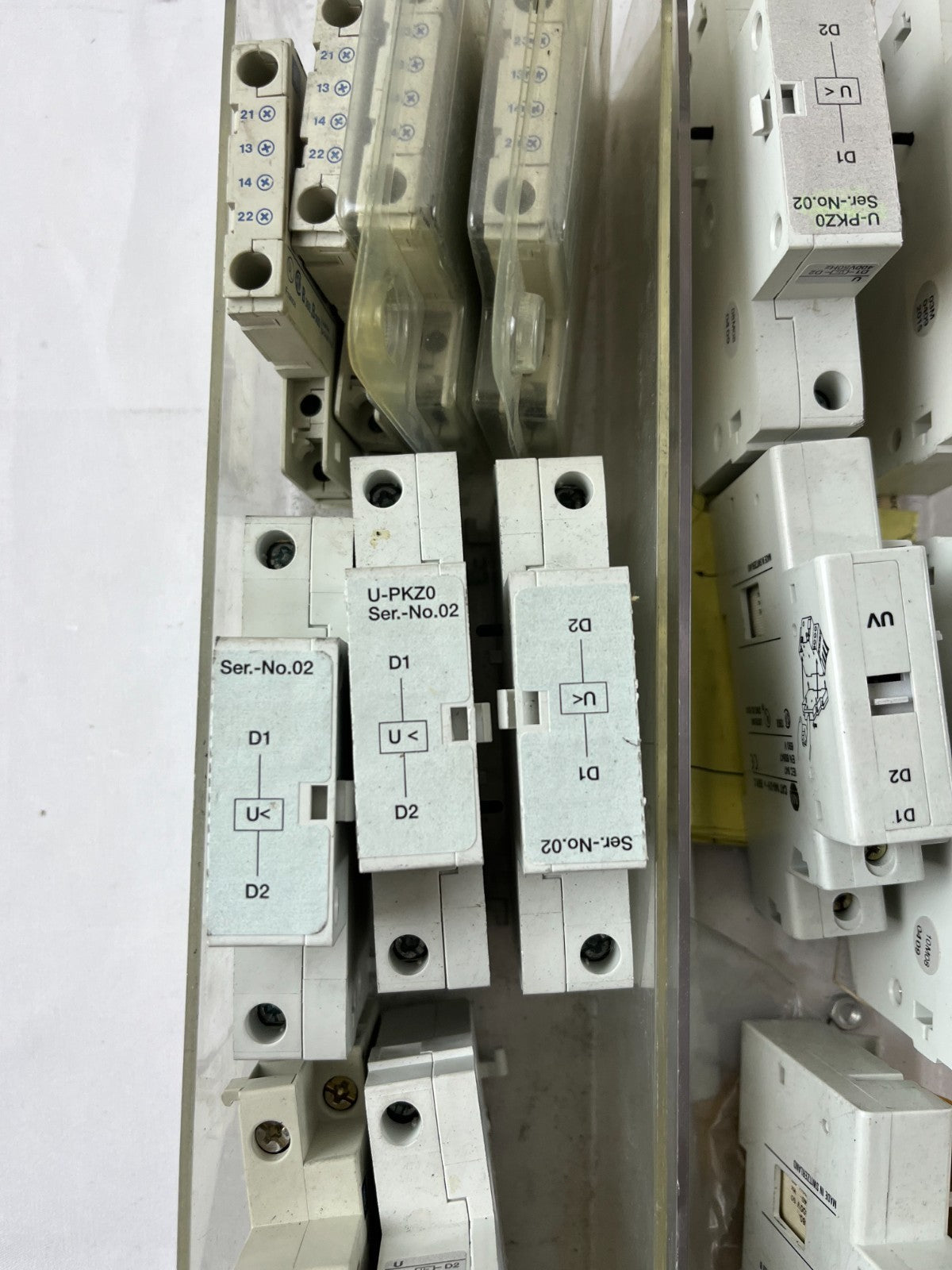 Mixed Industrial Relay Module Lot Moeller Schneider Eaton U-PKZ0 Used Spare Unit