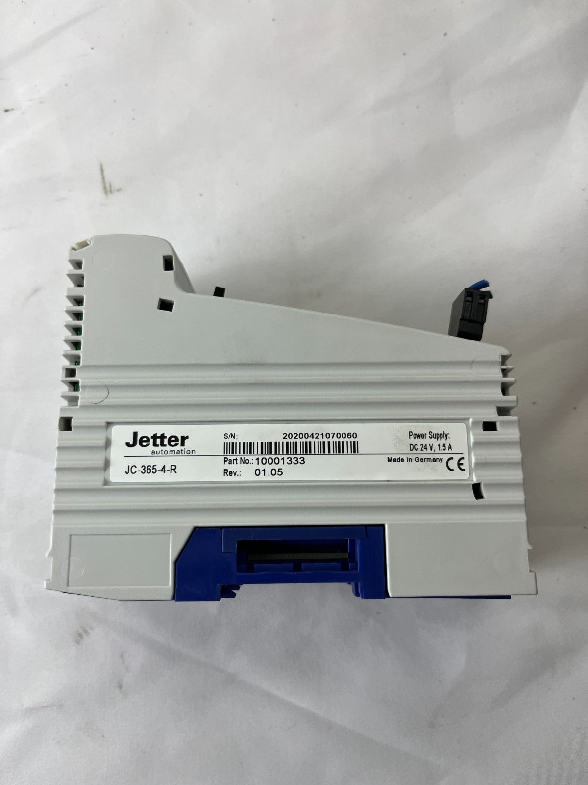 Jetter JC-365-4-R JetControl 365 PLC Controller 24VDC Ethernet Used Working