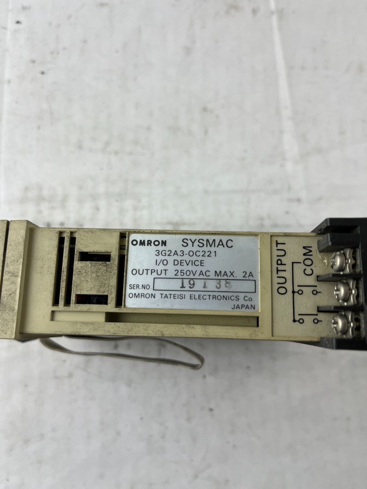 Omron 3G2A3-OC221 SYSMAC S6 I/O Device Output Module 250VAC 2A Used Spare Part