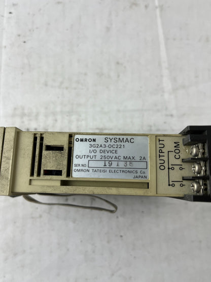 Omron 3G2A3-OC221 SYSMAC S6 I/O Device Output Module 250VAC 2A Used Spare Part