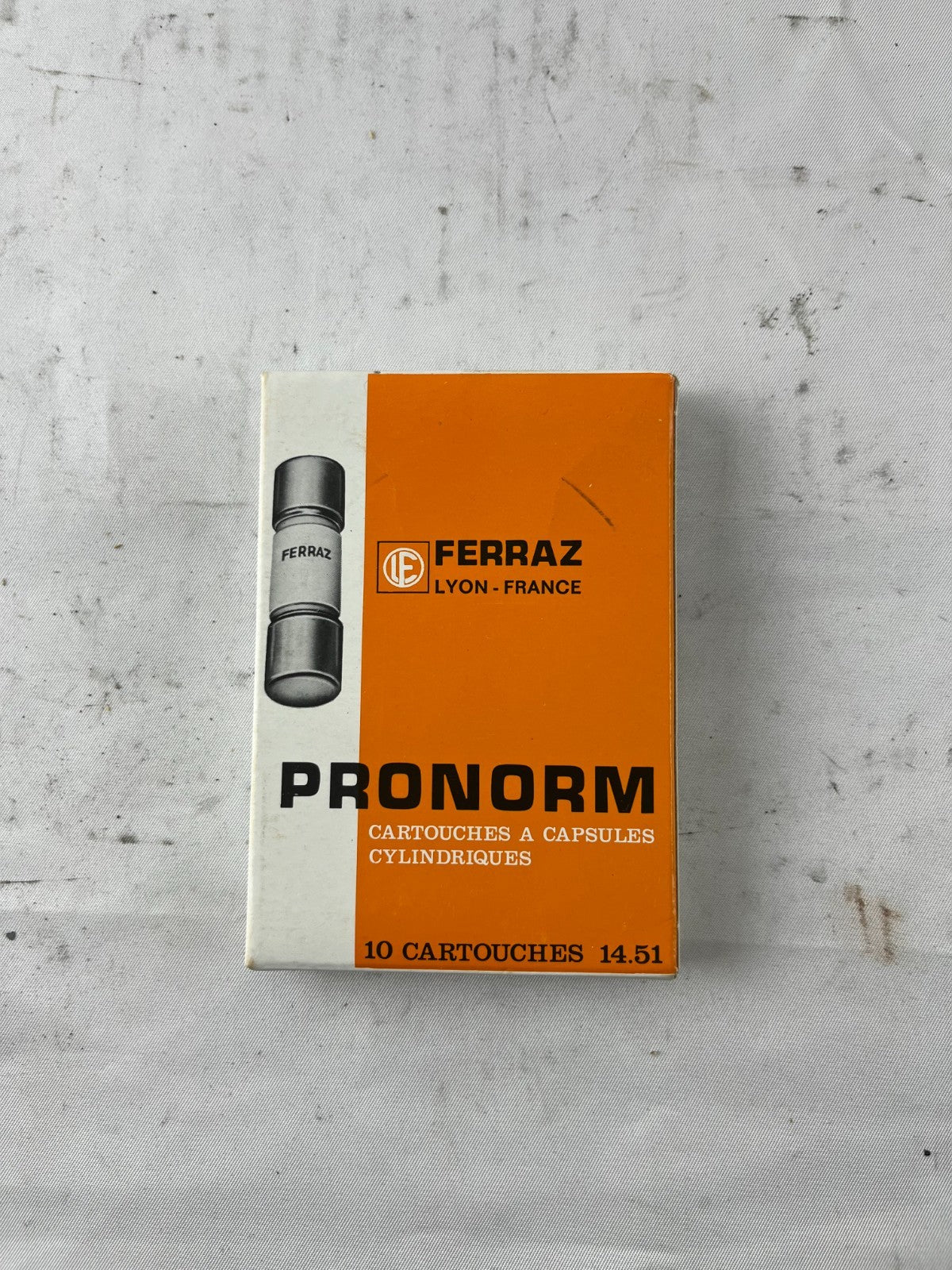 Ferraz Pronorm Cylindrical Fuse Cartridges 10pcs Box New Unused Spare Set
