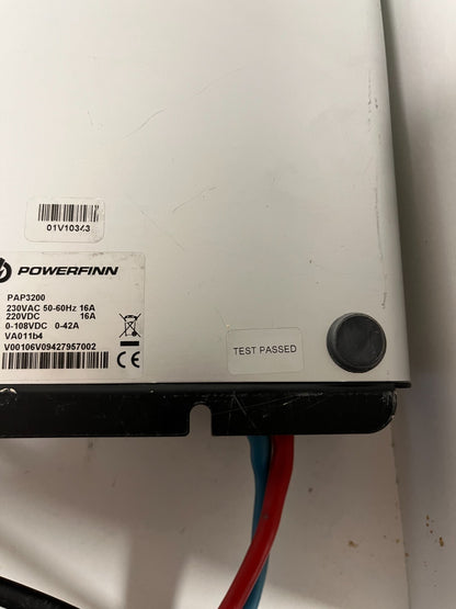 Powerfinn PAP3200 Power Supply 0-108VDC 0-42A 3200W Charger Tested Working Used