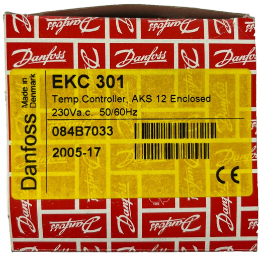 Danfoss EKC 301 Temperature Controller 084B7033 NEW 230V AKS 12 Refrigeration
